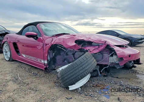 2024 Porsche Boxster Base from USA, damaged, VIN WP0CA2A89RK205702